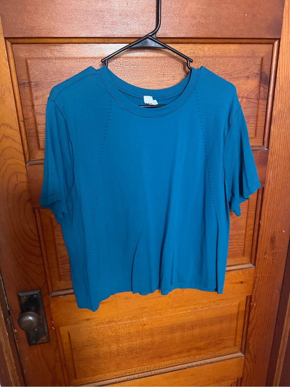 DSG Teal Short Sleeve Crop Crewneck Tee